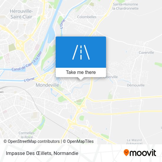 Impasse Des Œillets map