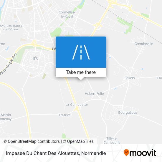 Impasse Du Chant Des Alouettes map