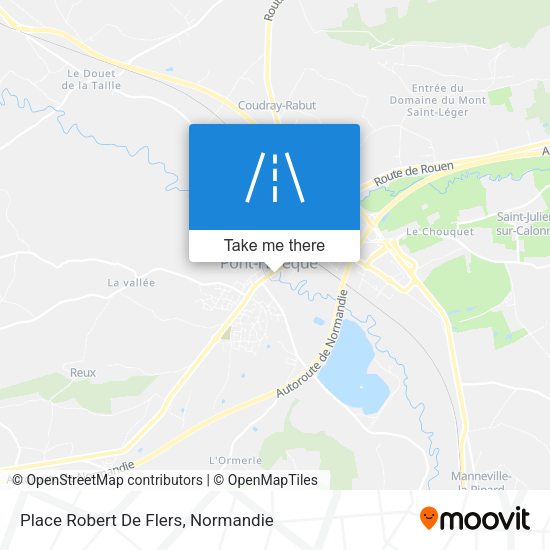 Place Robert De Flers map