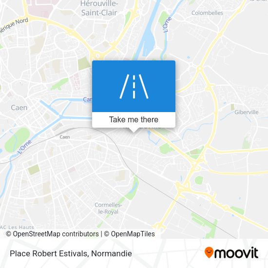 Place Robert Estivals map
