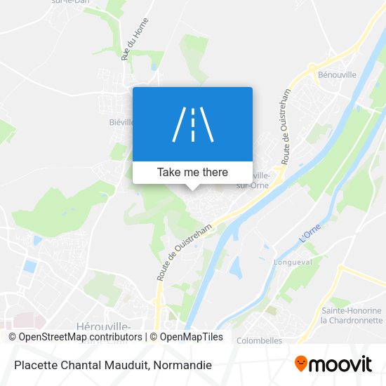 Placette Chantal Mauduit map