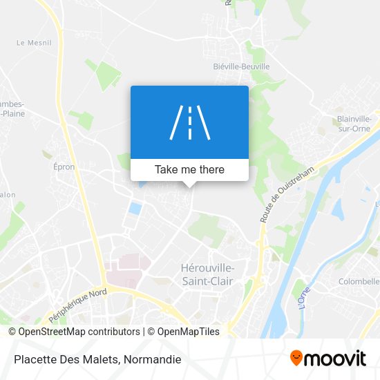 Placette Des Malets map