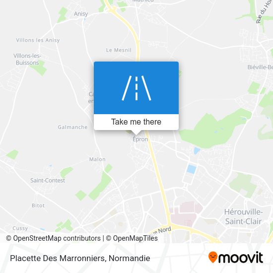 Placette Des Marronniers map