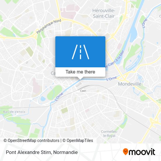 Pont Alexandre Stirn map