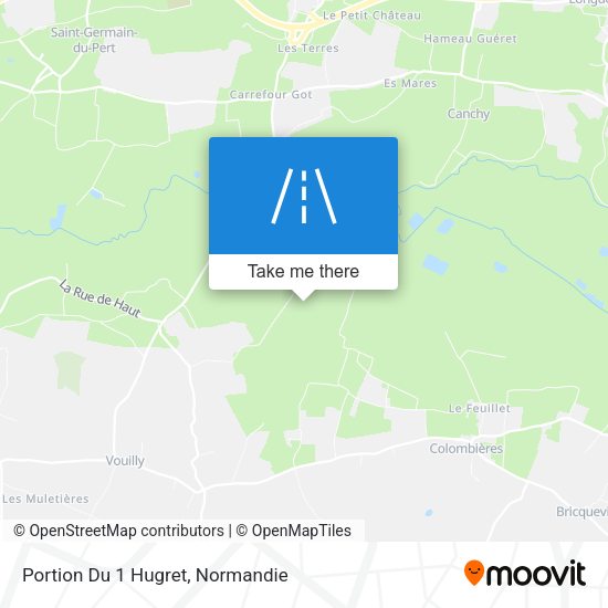 Portion Du 1 Hugret map