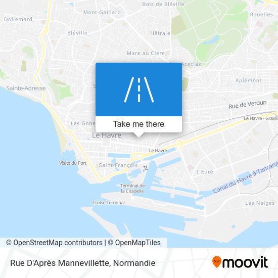 Rue D'Après Mannevillette map
