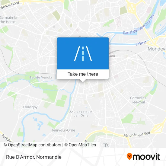 Rue D'Armor map