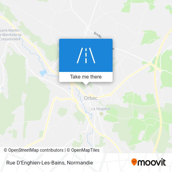 Rue D'Enghien-Les-Bains map
