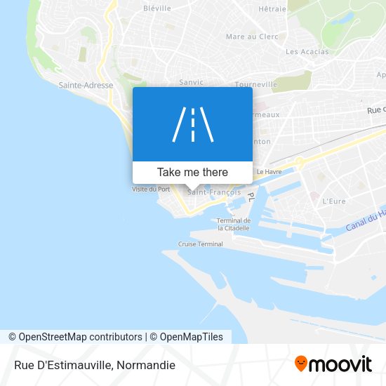 Rue D'Estimauville map