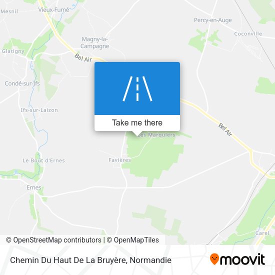 Chemin Du Haut De La Bruyère map