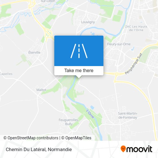 Chemin Du Latéral map