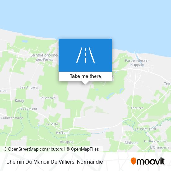 Chemin Du Manoir De Villiers map
