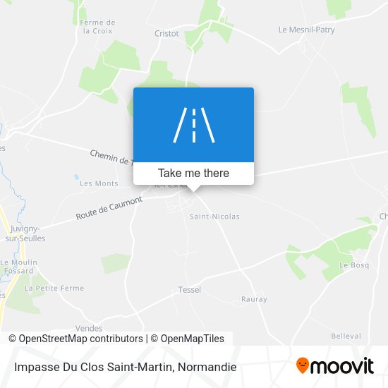 Impasse Du Clos Saint-Martin map