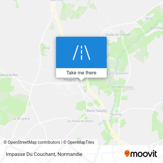 Impasse Du Couchant map