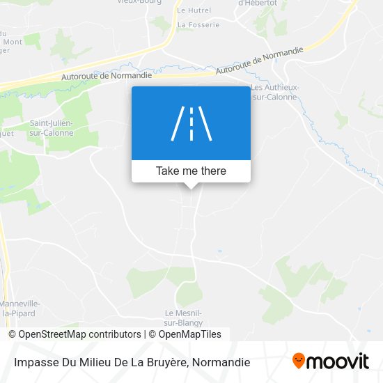 Impasse Du Milieu De La Bruyère map