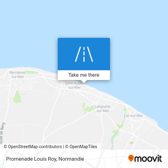 Promenade Louis Roy map