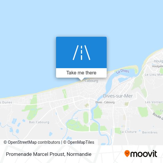 Promenade Marcel Proust map