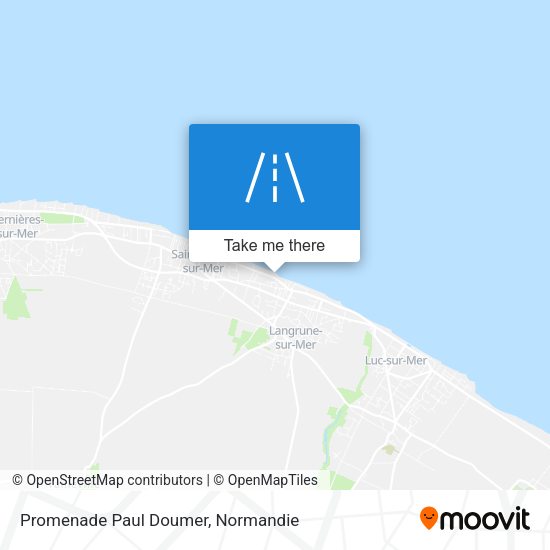 Promenade Paul Doumer map