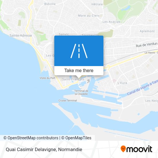 Quai Casimir Delavigne map