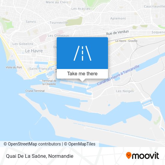 Quai De La Saône map