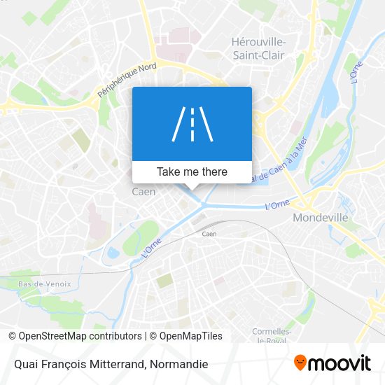 Quai François Mitterrand map