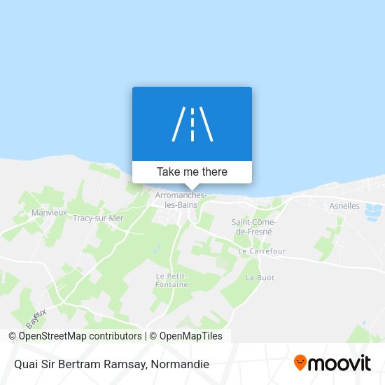 Quai Sir Bertram Ramsay map