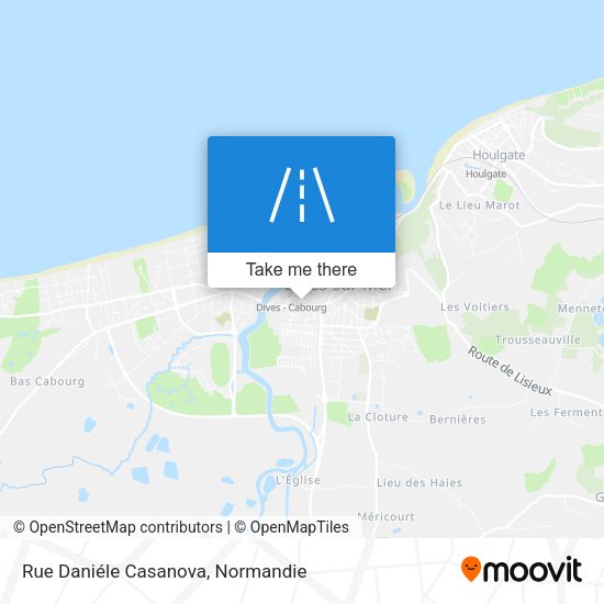 Rue Daniéle Casanova map