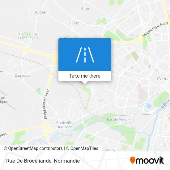 Rue De Brocéliande map