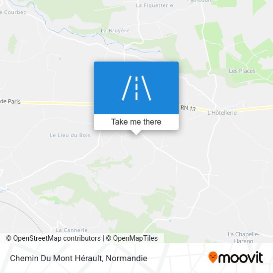 Chemin Du Mont Hérault map
