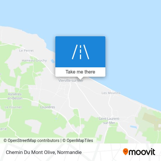 Chemin Du Mont Olive map