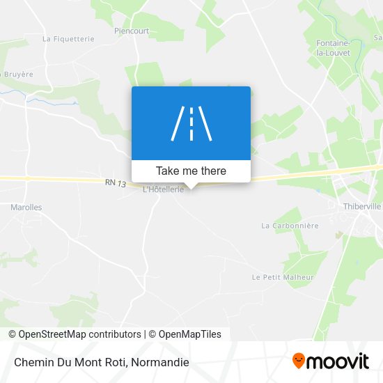 Chemin Du Mont Roti map