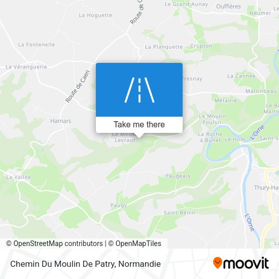 Chemin Du Moulin De Patry map
