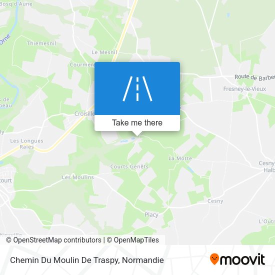 Chemin Du Moulin De Traspy map