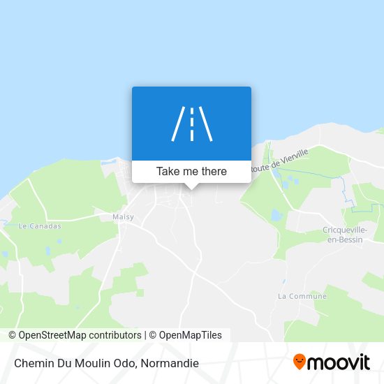 Chemin Du Moulin Odo map