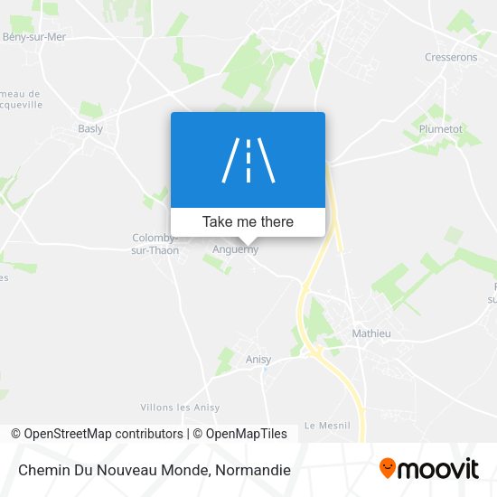 Chemin Du Nouveau Monde map