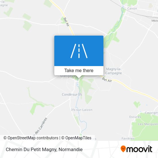 Chemin Du Petit Magny map