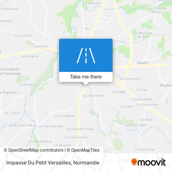 Impasse Du Petit Versailles map