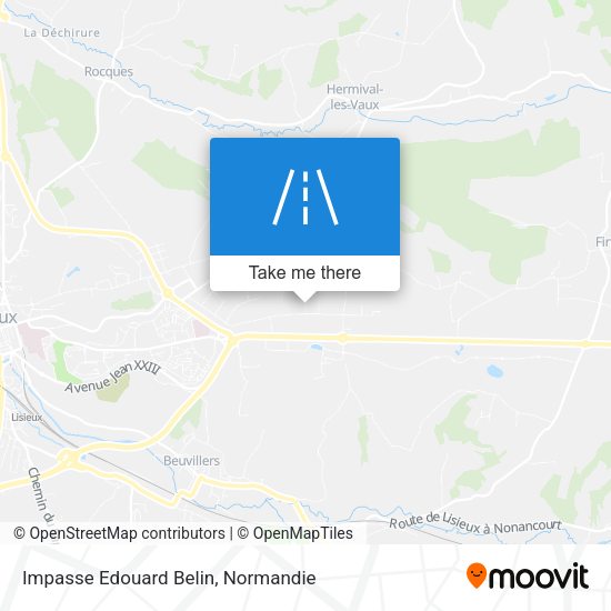 Impasse Edouard Belin map