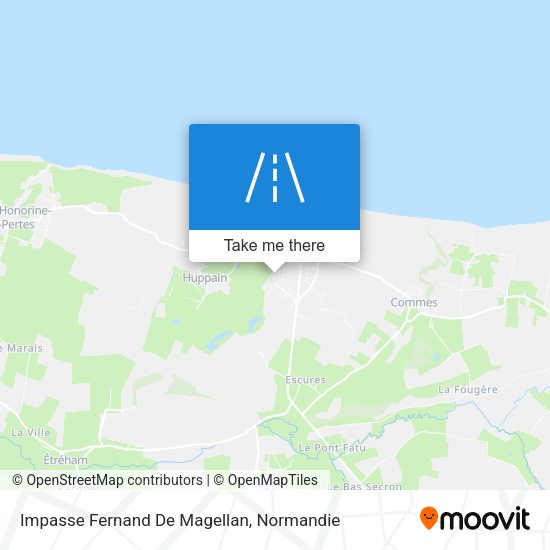Impasse Fernand De Magellan map