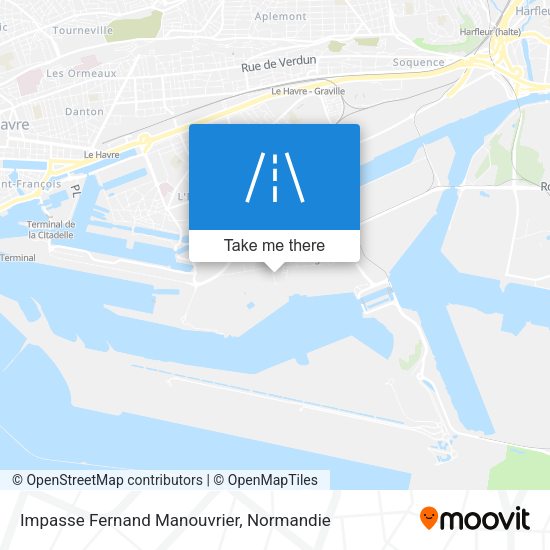 Impasse Fernand Manouvrier map