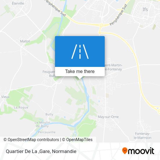 Quartier De La ,Gare map