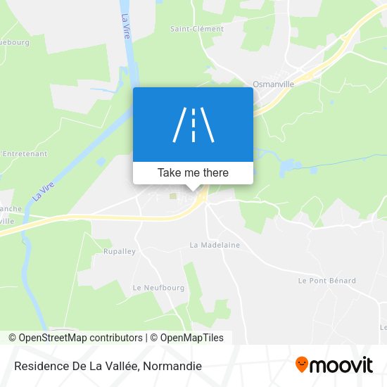 Residence De La Vallée map