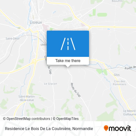 Residence Le Bois De La Coulinière map
