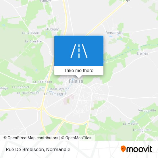 Rue De Brébisson map