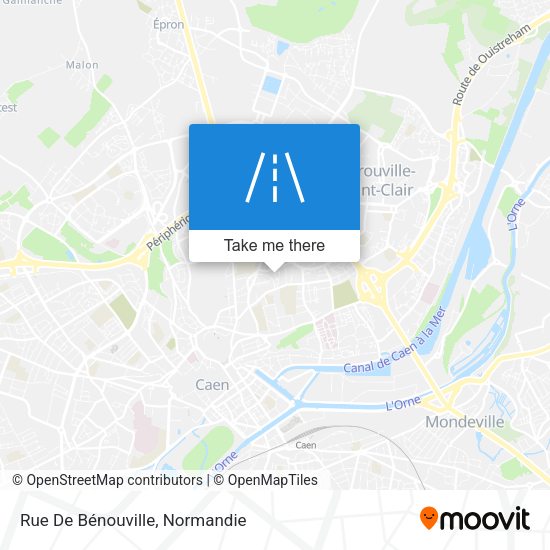 Rue De Bénouville map