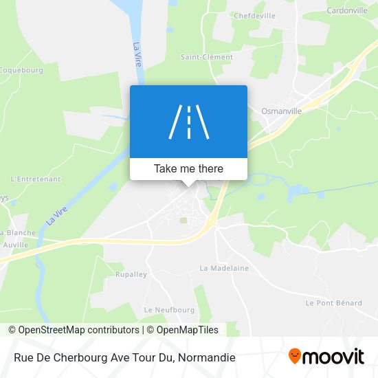 Rue De Cherbourg Ave Tour Du map