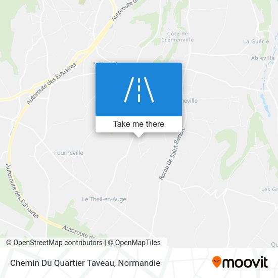 Chemin Du Quartier Taveau map