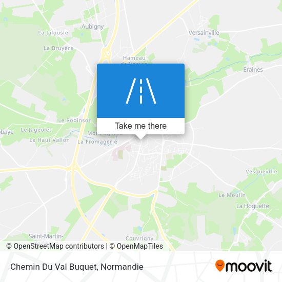 Chemin Du Val Buquet map