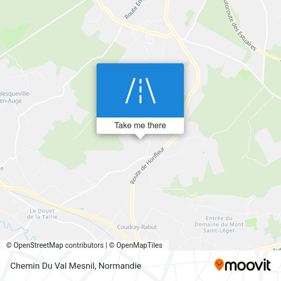 Chemin Du Val Mesnil map