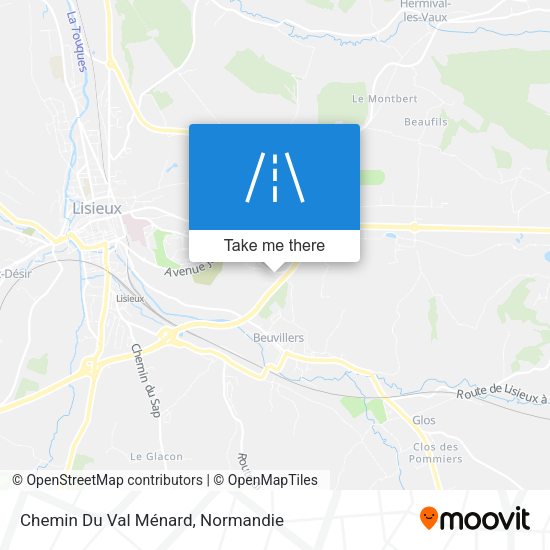 Chemin Du Val Ménard map